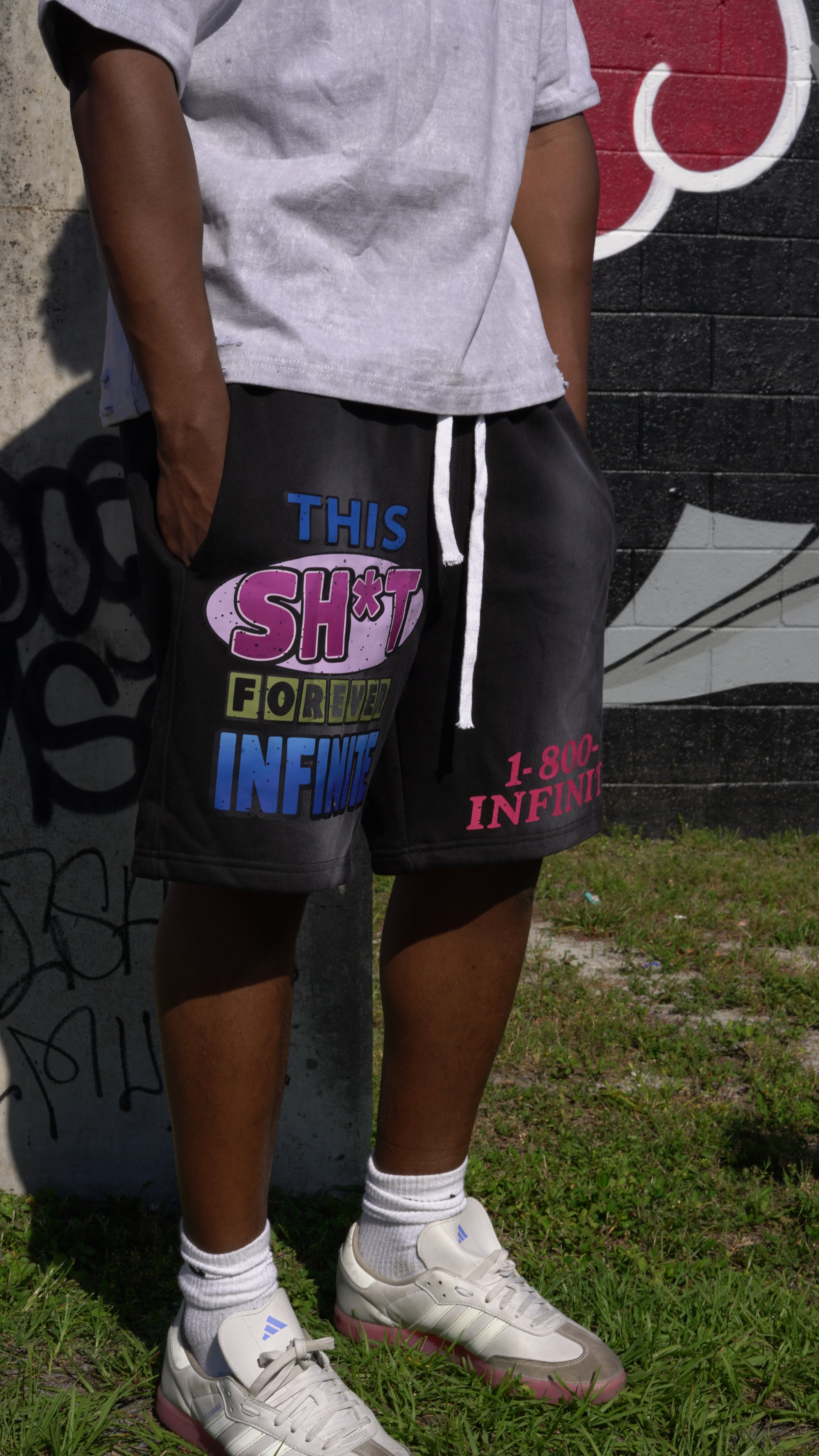 SH*T Forever shorts (Black)